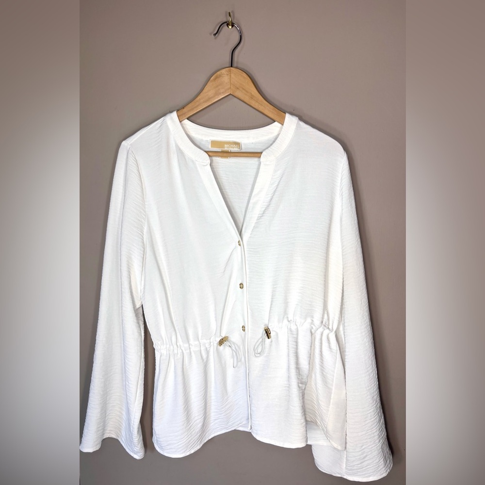 Ivory Buttoned Blouse